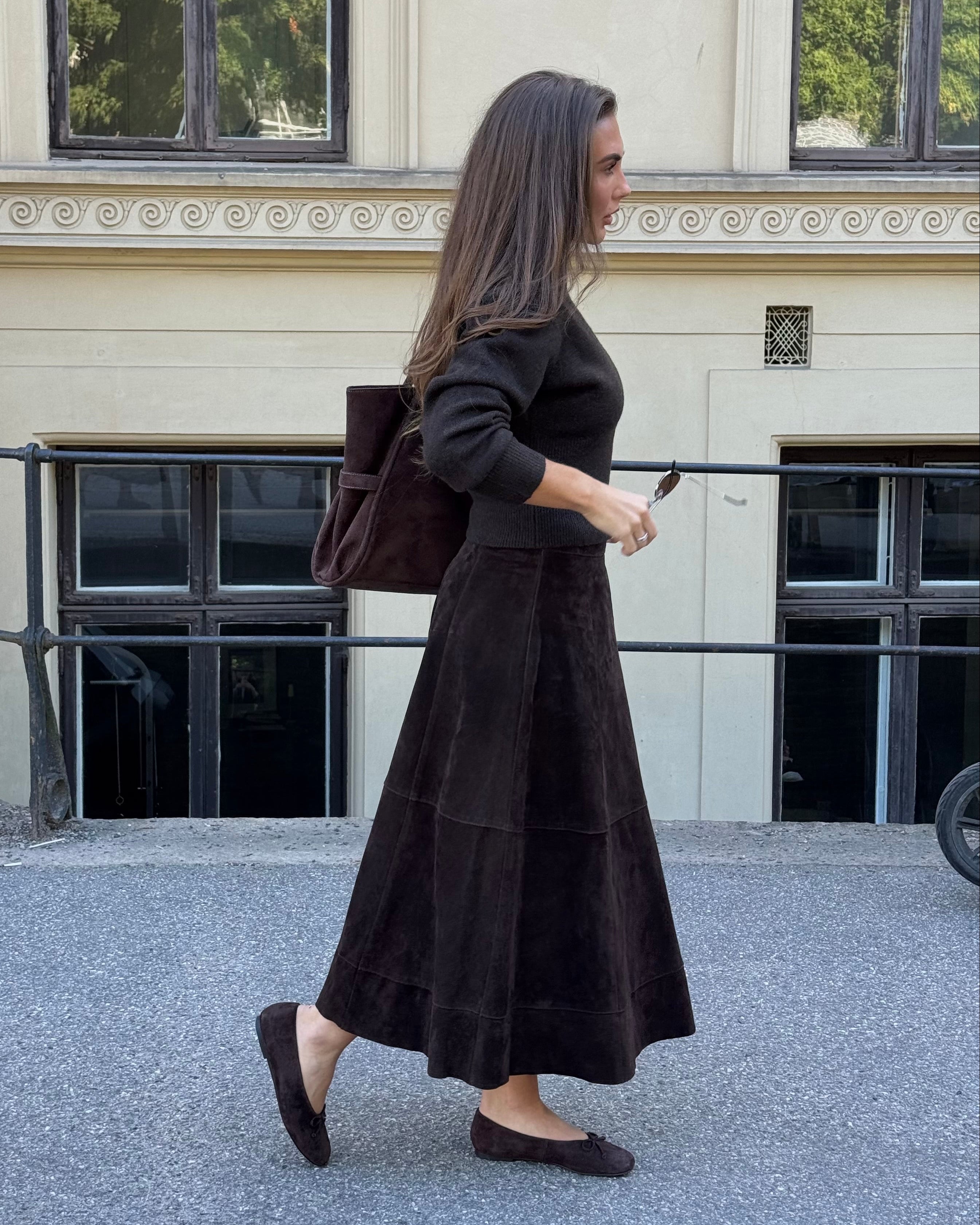 VMJANICE Midi Skirt - Chocolate Torte